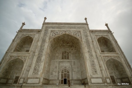 Taj Mahal - ścana frontowa