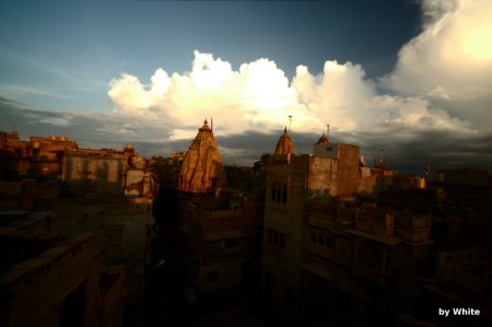 Fort Jaisalmer - zachód